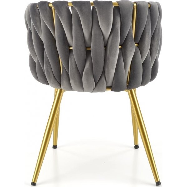 Cadeira matstol 517 - Grå/guld Cadeira matstol 517 - Grå/guld