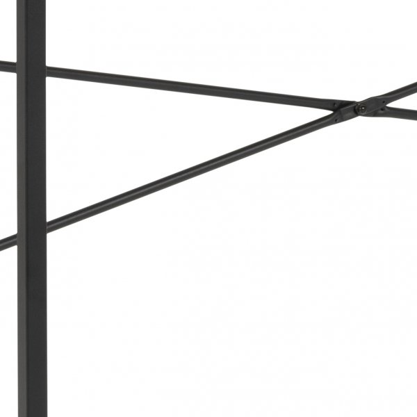 Seaford skrivbord med lda 110x45 cm - Ek/svart