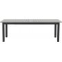 Albany matbord 224 x 100 cm - Svart/Gr