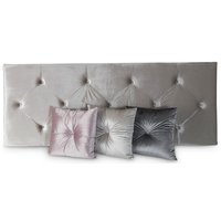 Kronan sänggavel vägghängd - Beige (sammet) Kronan sänggavel vägghängd - Beige (sammet)