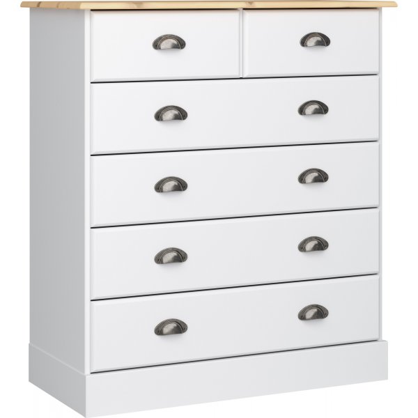 Commode Nola - Blanc/beige Commode Nola - Blanc/beige