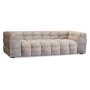 Nova 3-sits soffa - Beige sammet