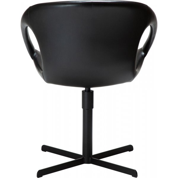 Chaise pivotante Carry - PU noir Chaise pivotante Carry - PU noir