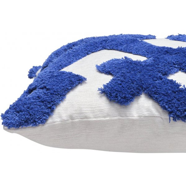 Ines kussenhoes 45 x 45 cm - Blauw