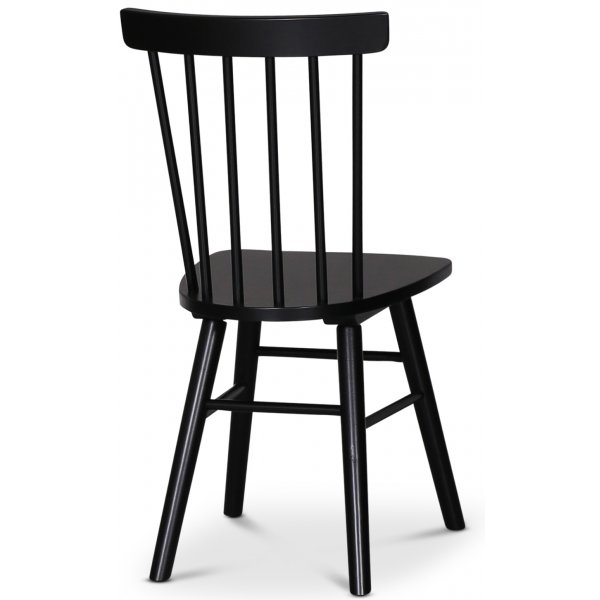 Sintorp matgrupp, runt matbord Ø115 cm inkl 4 st Orust svarta pinnstolar - Brun marmor (Laminat) + Fläckborttagare för möbler Sintorp matgrupp, runt matbord Ø115 cm inkl 4 st Orust svarta pinnstolar - Brun marmor (Laminat) + Fläckborttagare för möbler