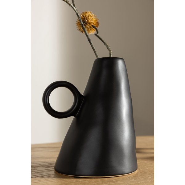 Vase Ovy - Noir