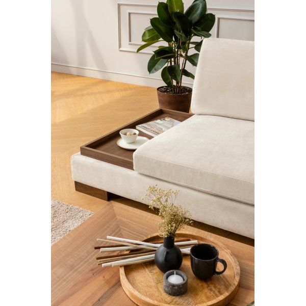 Canapé d'angle tulipe - Beige Canapé d'angle tulipe - Beige