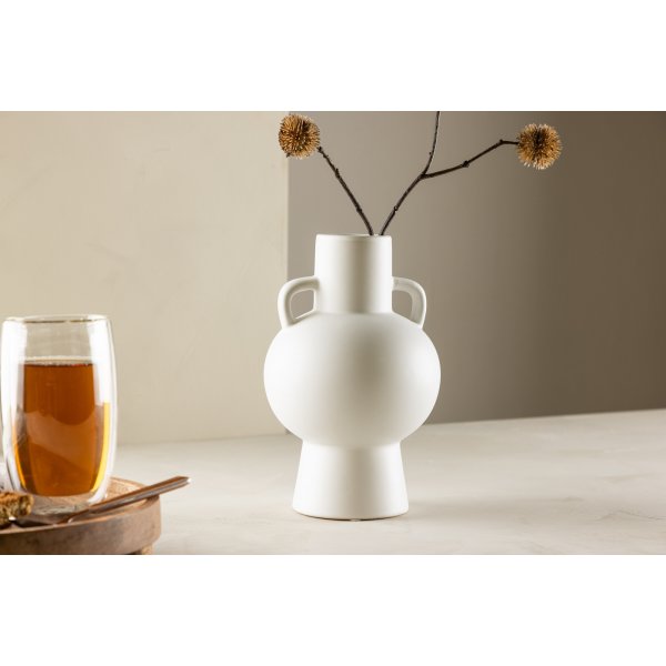 Cent vas Ø16 cm - Vit Cent vas Ø16 cm - Vit