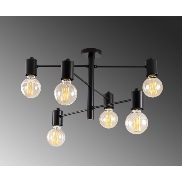 Plafonnier Hexa 6941 - Noir Plafonnier Hexa 6941 - Noir