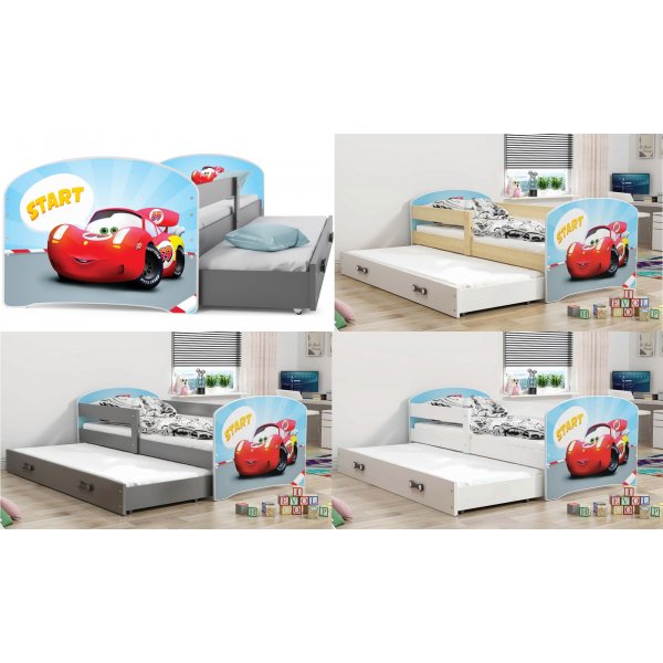 Vejle barnsäng med extrabädd 80 x 160 cm - Valfri sticker & färg Vejle barnsäng med extrabädd 80 x 160 cm - Valfri sticker & färg