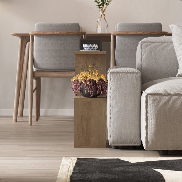 Mania sidobord 60 x 20 cm - Brun Mania sidobord 60 x 20 cm - Brun