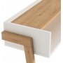Exen avlastningsbord 100 x 30 cm - Vit/ek