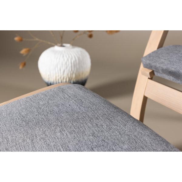 Grötö loungestol - Mörkgrå/whitewash Grötö loungestol - Mörkgrå/whitewash