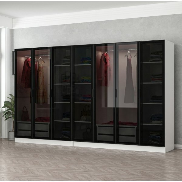 Cavolo garderob 315 cm, variant B - Vit Cavolo garderob 315 cm, variant B - Vit