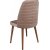 Ensemble de chaises de salle  manger Jaffa - Beige/noyer