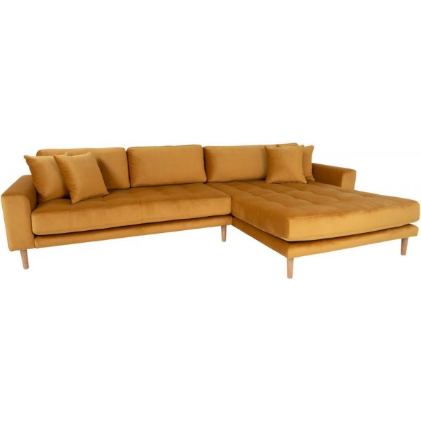 Canapé divan Lido droit - Jaune Canapé divan Lido droit - Jaune