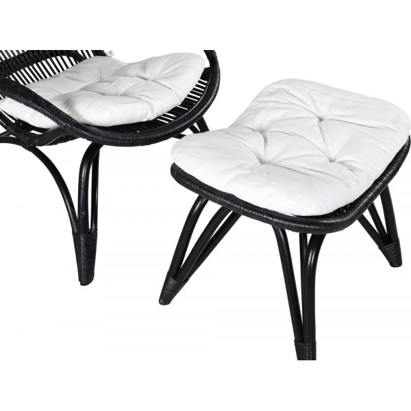 Ella fåtölj - Svart/Offwhite Ella fåtölj - Svart/Offwhite