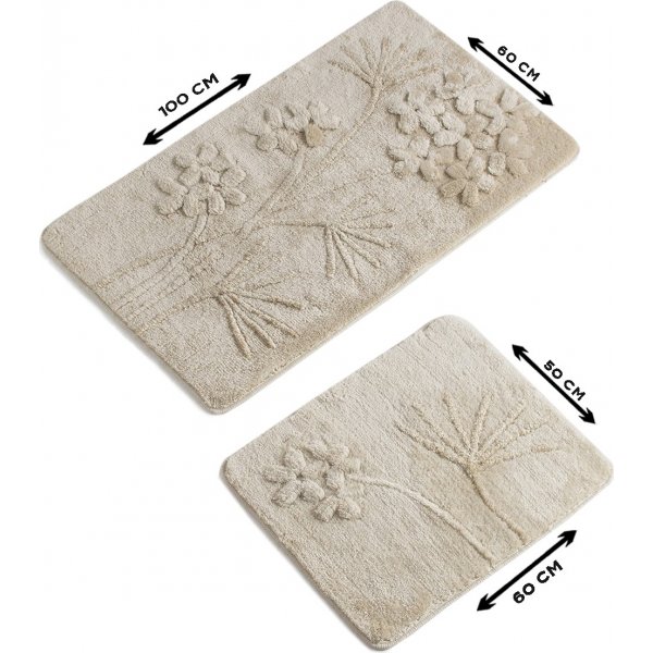 Orkide badrumsmatta - Beige Orkide badrumsmatta - Beige