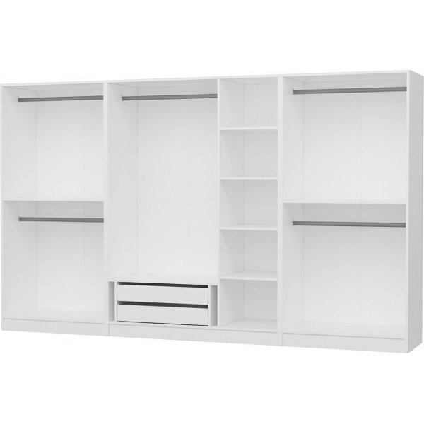 Kapeto garderob 315 cm, variant A - Vit Kapeto garderob 315 cm, variant A - Vit