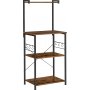 Barak kkshylla 60 cm - Brun/svart
