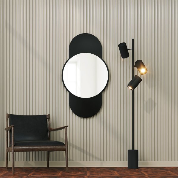 Time spegel - Svart Time spegel - Svart