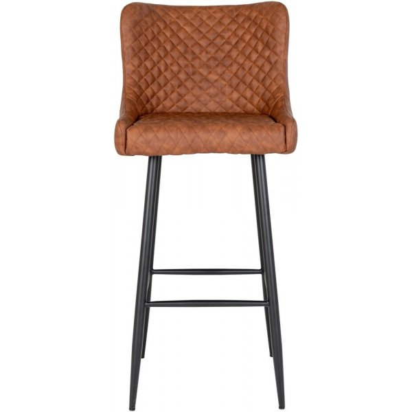 Dallas Barstol - Vintage brun/svart