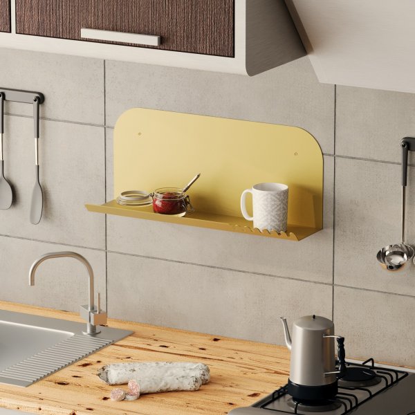 Saketo wandplank - Goud Saketo wandplank - Goud