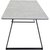 Kvarnbacken matbord 200 cm - Svart/vit Marmor
