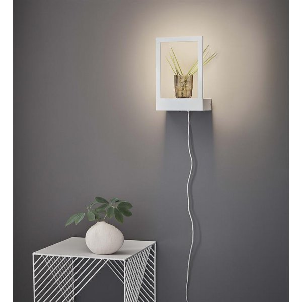 Pablo vägglampa 20x30 cm - Vit Pablo vägglampa 20x30 cm - Vit