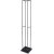Alvesta svart vedstativ 180 cm Alvesta svart vedstativ 180 cm