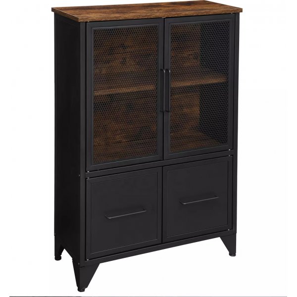 Branco kast 70 x 100 cm - Zwart/bruin