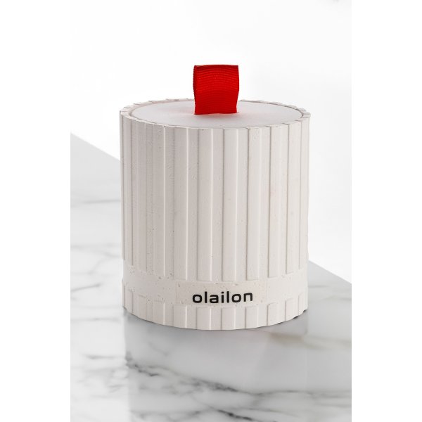 Bougie parfumée Sutun - Blanc/rouge Bougie parfumée Sutun - Blanc/rouge