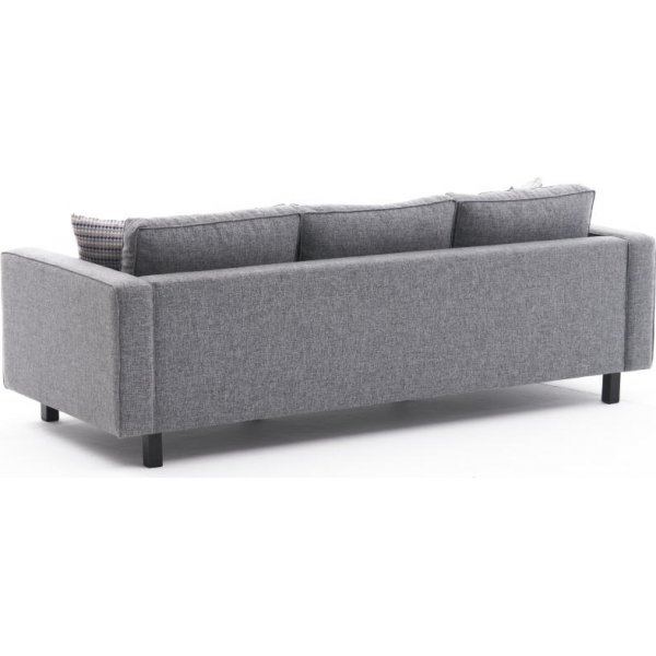 Canap 3 places Kale - Lin gris