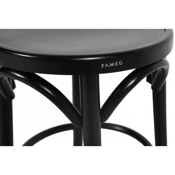 Tabouret de bar bas No 73 - Noir Tabouret de bar bas No 73 - Noir