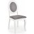 Chaise de salle  manger Tasso - Blanc/gris