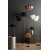 Pied de lampe Liam - Noir - 46 cm