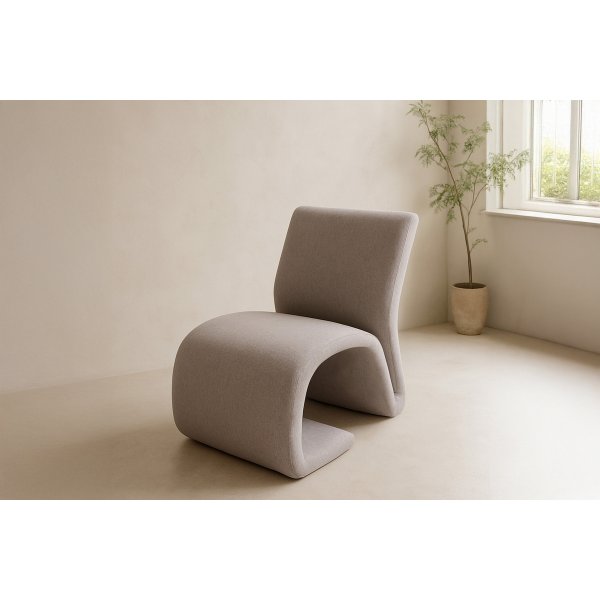 Fåtölj Rulls i offwhite linne Fåtölj Rulls i offwhite linne