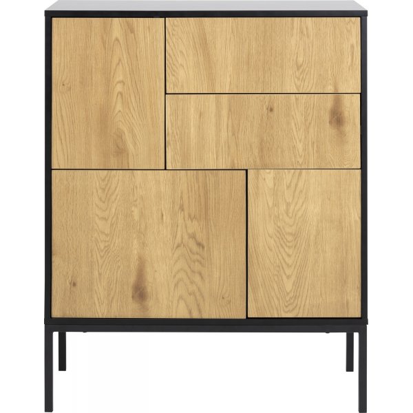 Armoire Seaford - Chêne/noir Armoire Seaford - Chêne/noir