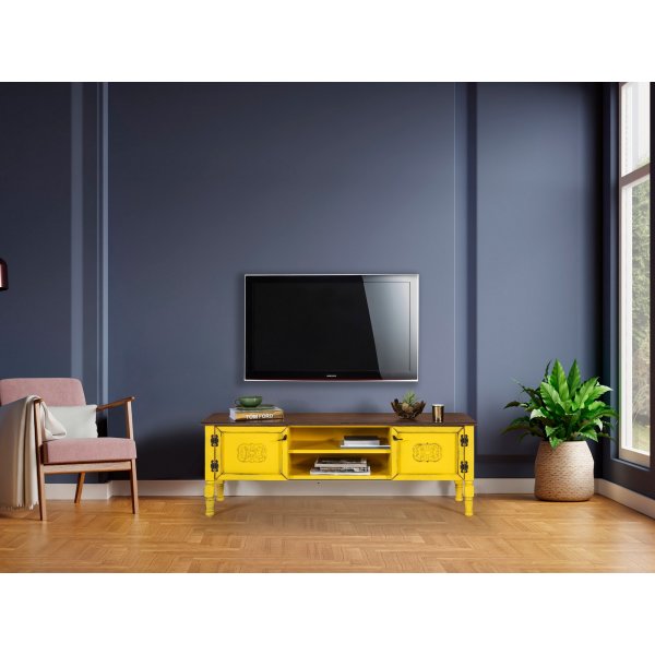 Ada TV-bänk - Gul Ada TV-bänk - Gul