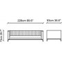 Pera 3-sits soffa - Gr