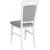 Chaise de salle  manger Lucan - Gris/blanc