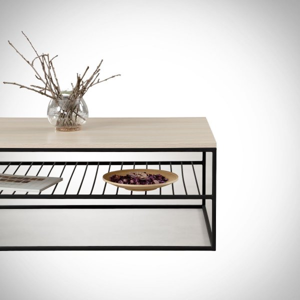 Etna soffbord 95 x 55 cm - Ljus ek