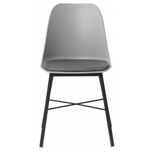 2 st Oman grå stol med sittdyna