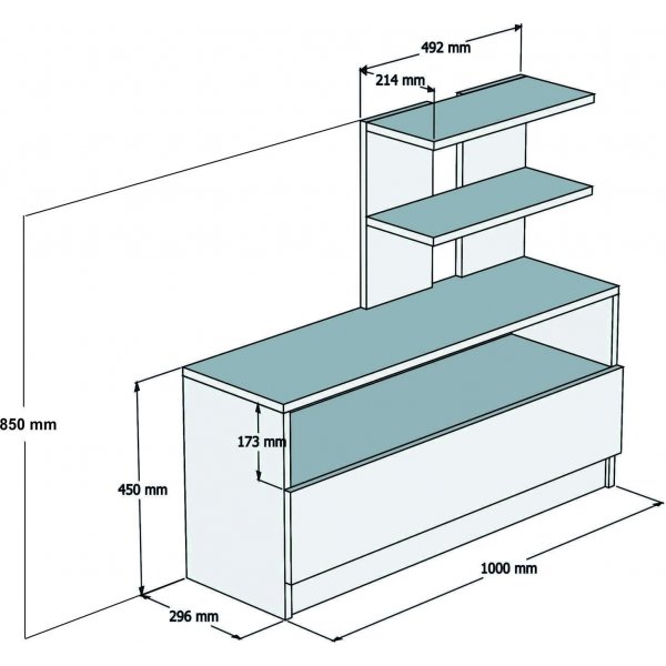 Air schoenenkast - Bruin Air schoenenkast - Bruin