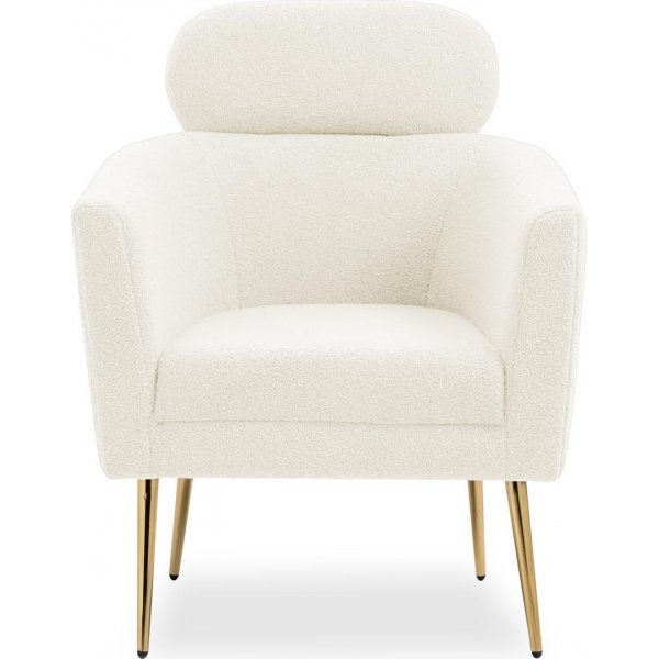 Fauteuil Calise - Blanc crème Fauteuil Calise - Blanc crème