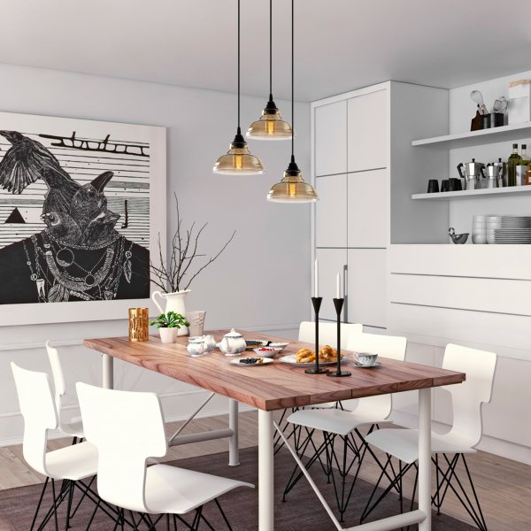 Plafonnier Dilberay 322-S - Noir