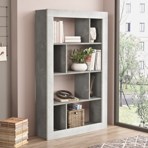 Luvio bokhylla 22 - Silver/antracit Luvio bokhylla 22 - Silver/antracit