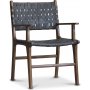 Porto karmstol - Svart / Teak