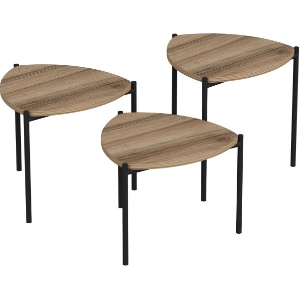Table Lenny 45 x 45 cm - Noyer