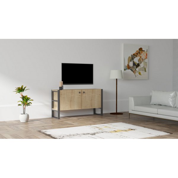 Milena TV-bnk - Safir/svart